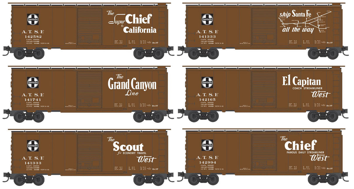 Image for 489-99301410 Boxcar ATSF 5/