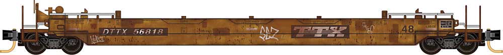 Image for 489-99301765 TTX Well Car 16-Pk Wthrd