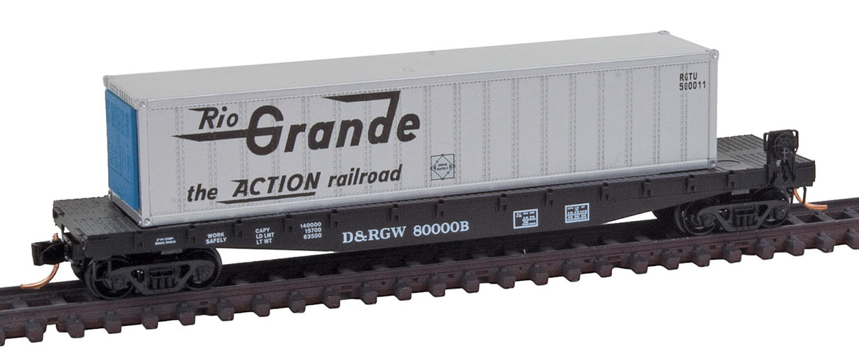 Image for 489-4500512 50' Flat DRGW #80000B