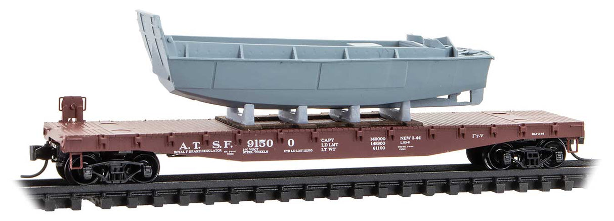 Image for 489-4500750 Flat w/Boat ATSF #91500