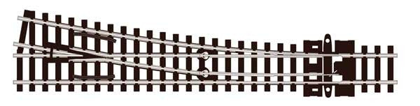 Peco SL-U395F replaces SL-E395F Medium Radius Right Turnout 6 Code 55 Unifrog (SCALE=N ) Part # 552-SLU395F