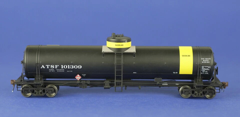 American Limited 1840 ALM - GATC Welded Tank Car ATSF - Santa Fe - Gasoline Service #101309 HO Scale