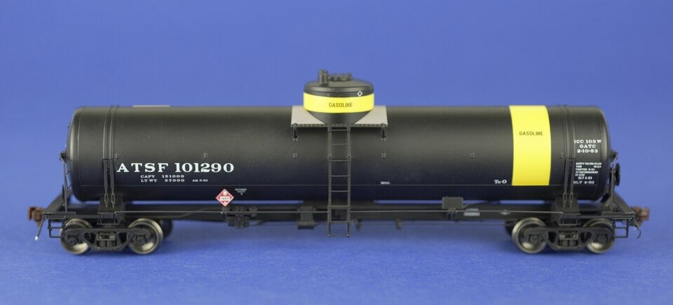 American Limited 1842 ALM - GATC Welded Tank Car ATSF - Santa Fe - Gasoline Service #101290 HO Scale