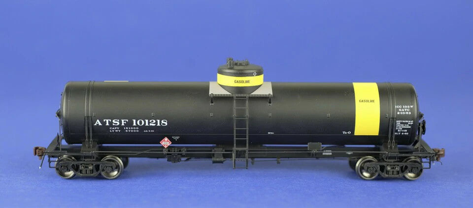 American Limited 1844 ALM - GATC Welded Tank Car ATSF - Santa Fe - Gasoline Service #101218 HO Scale