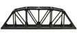 Image for 150-888 Cd 100 18" Truss Brdg Blk