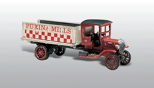 Woodland Scenics 218 1914 Diamond T Grain Truck - Metal Kit -- Undecorated HO Scale