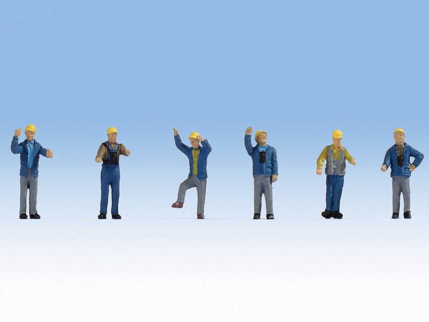 Image for 949-6046 1960s/70s Yard Crewmen 6/