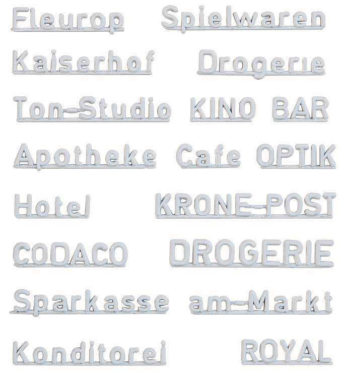 Image for 272-180964 70's Shop Lettering