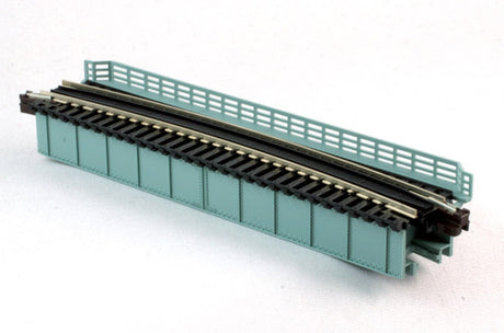 Kato 20-472 Curved Deck Girder Bridge, Gray - 481mm (19") Radius 15º; N Scale, 20472