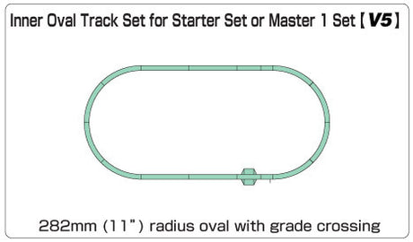 Kato 20-864 V5 Inside Loop Track Set; N Scale, 20864