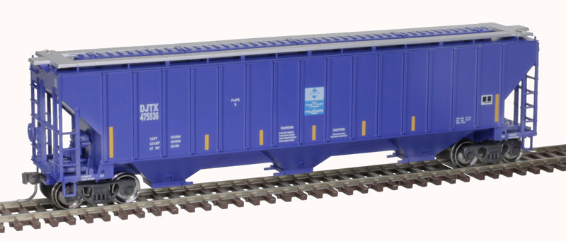 ATLAS 20006639 Thrall 4750 Covered Hopper - David J. Joseph Transportation #475586 (blue, white) HO Scale