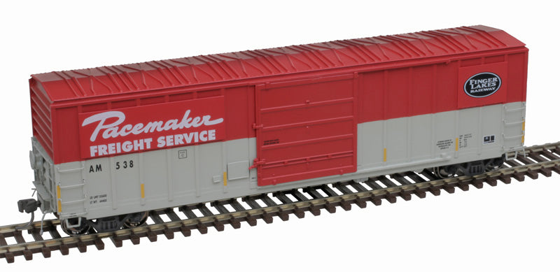 Atlas Master 20006990 Berwick 50' Boxcar - Finger Lakes Railway #538 (red, gray, Pacemaker Markings) HO Scale
