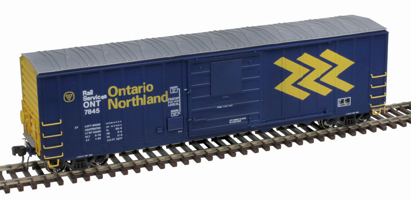 Atlas Master 20007000 Berwick 50' Boxcar - Ontario Northland #7845 (blue, yellow) HO Scale