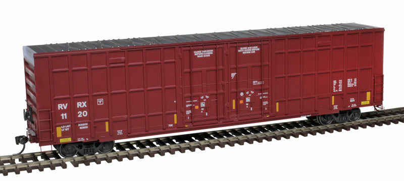 Atlas Master 20007278 Gunderson 7550 DD Boxcar - Riverside Rail LLC #1117 (Boxcar Red, white) HO Scale