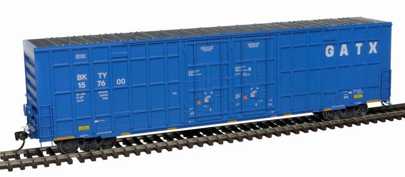 Atlas Master 20007287 Gunderson 7550 DD Boxcar - UP Union Pacific BKTY #157639 (blue, white, GATX Lettering) HO Scale
