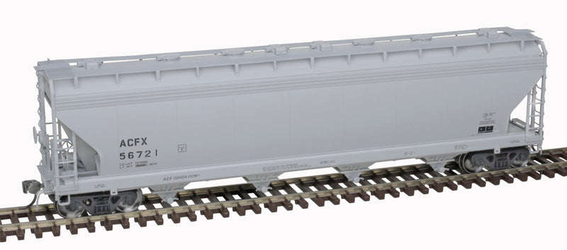 Atlas 20007362 ACF 5250 Covered Hopper - ACFX #56714 (gray) HO Scale