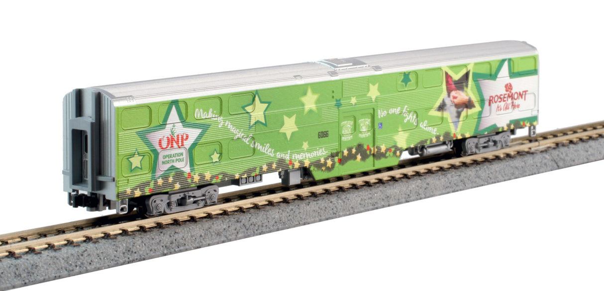 Estate Sale Used As Is Kato 106-2018-KB Metra Operation North Pole 2018 F40PH Locomotive & 5 Car Set DCC Ready N Scale