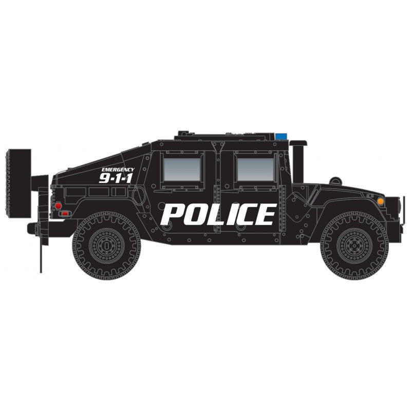 MICRO TRAINS 499 45 955 Police Humvee Vehicle 2-Pack N Scale