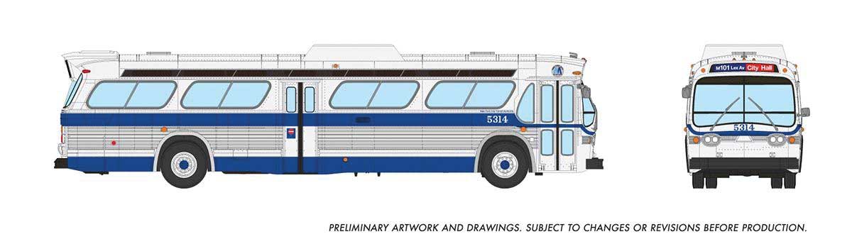 Image for 606-753150 Deluxe Bus NY MTA 5314