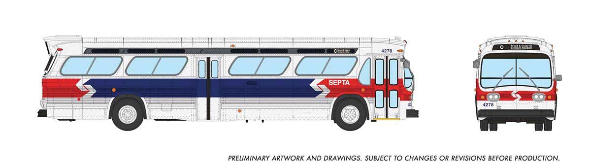 Image for 606-753162 Deluxe Bus Phil SEPTA4304