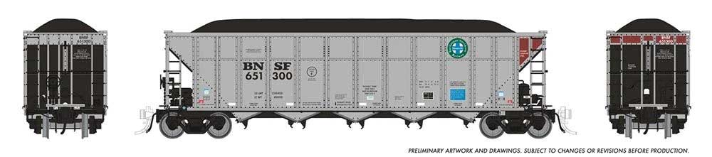 Image for 606-169044A Coal Hopp BNSF #3