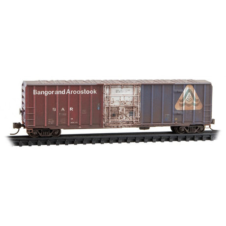 Micro-Trains 027 44 470 Box Car - Bangor & Aroostook BAR weathered - Rd# 5961 N Scale