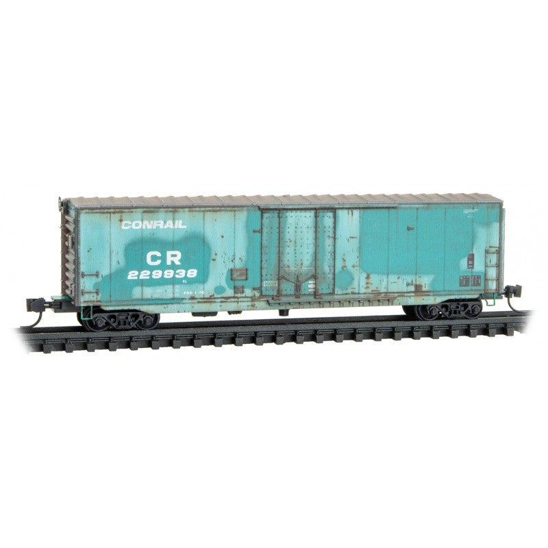 MICRO TRAINS 993 05 041 Boxcars Conrail weathered 3-Pack FOAM 3 car Runner Pack N Scale