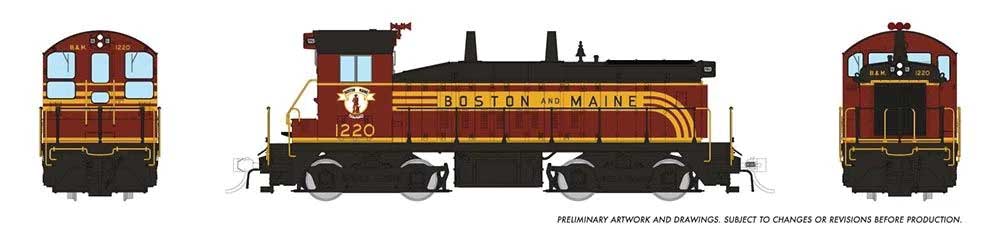 Image for 606-27067 EMD SW9 DC B&M 1224