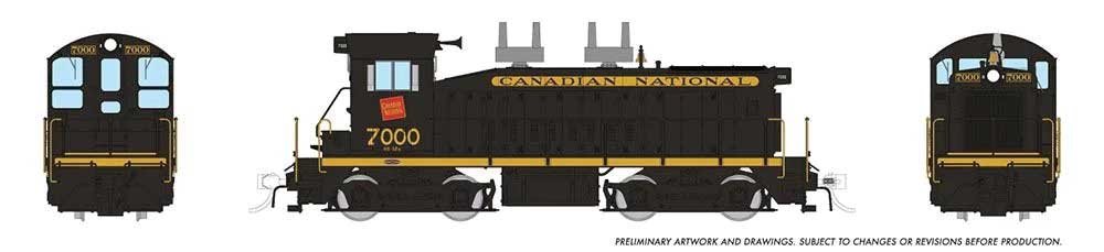 Image for 606-27571 EMD SW9 DCC CN 7004