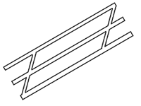 Image for 570-90692 Sty Stair Rail 6" 2/