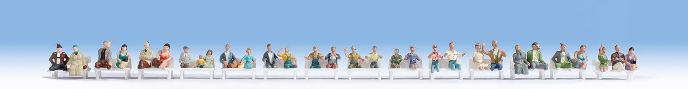 Noch 16050 - Set De 30 Voyageurs Sans Pieds, échelle HO (1:87), Neuf