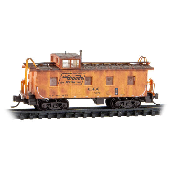 Micro-Trains 983 02 288 36' Caboose Denver & Rio Grande Western® Weathered Caboose 3-Pack N Scale