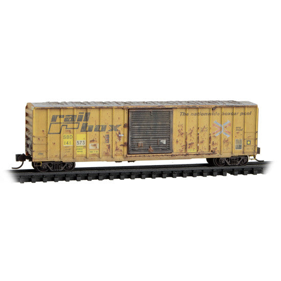 Micro-Trains 025 44 445 50' Rib Side Boxcar Seaboard ex-Railbox Rd# 141573 N Scale
