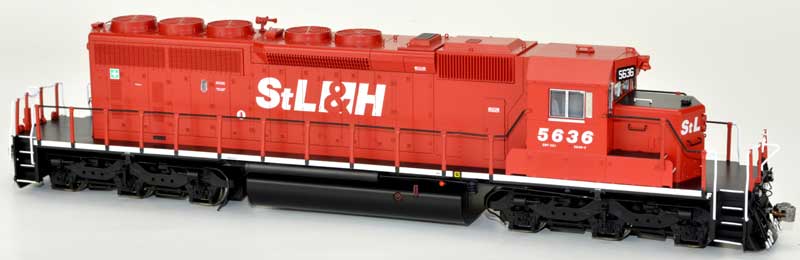 Bowser 25343 GMD SD40-2 StL&H St. Lawrence & Hudson #5636 (red, white, black) DCC & Sound HO Scale