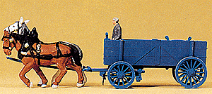 Image for 590-30468 Ore Wagon w/horses/driver