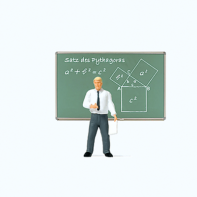 Image for 590-29107 Teacher Male w/Blackboard