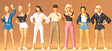 Image for 590-72403 Teenage Girls 1:72 7/