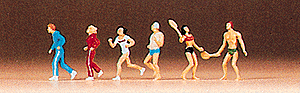 Image for 590-79076 People jogging/badminton