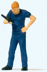Image for 590-28202 Fireman w/Radio Set