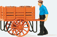 Image for 590-28131 Worker w/Loaded Handcart