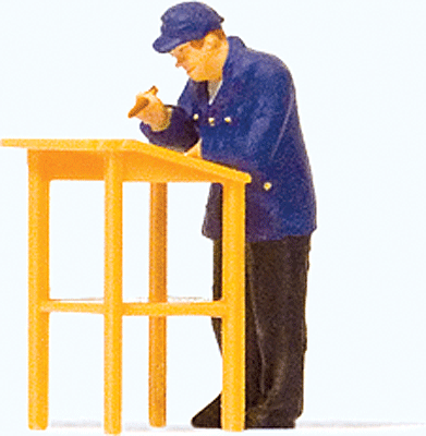 Image for 590-28152 Railroad Worker At Desk