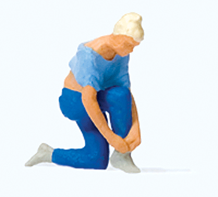 Image for 590-28167 Woman Tying Her Shoes