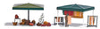 Image for 189-1825 2 Market Stalls