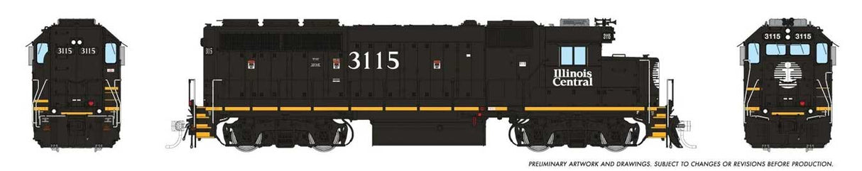 Image for 606-40553 EMD GP40R DCC IC 3115