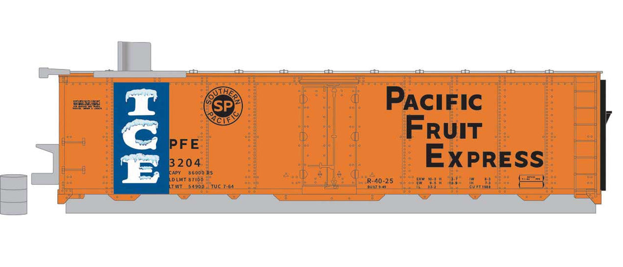 Image for 489-5900280 R-40-25 Reefer PFE #3204