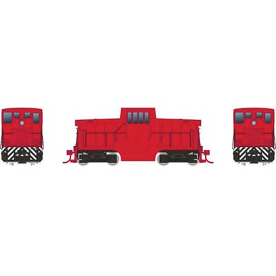 Rapido 48533 GE 44 Tonner Painted, Unlettered (red) with DCC & Sound HO Scale