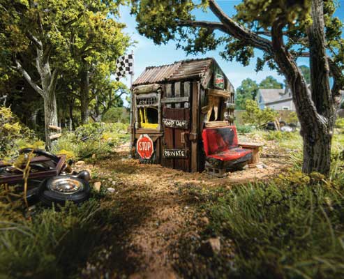 Woodland Scenics 5072 Kids Clubhouse - Built-&-Ready Landmark Structure -- Assembled HO Scale