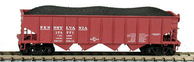 Bowser 38043 - H21a 4 Bay Hopper - PRR Early Letter #197296 N Scale