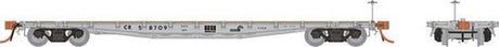 Rapido 138005-5 CR - Conrail (MOW Gray) #59721 Class F30A 50' Flatcar HO Scale