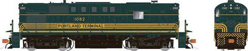 Rapido 31571 ALCO RS-11 PT - Portland Terminal #1082 (pine green, yellow) w/LokSound & DCC HO Scale